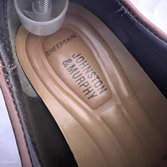 JOHNSTON MURPHY Shuler Bicycle Oxford Soft Brown Leather Lace Up Shoe Men's 8M - Picture 3 of 9